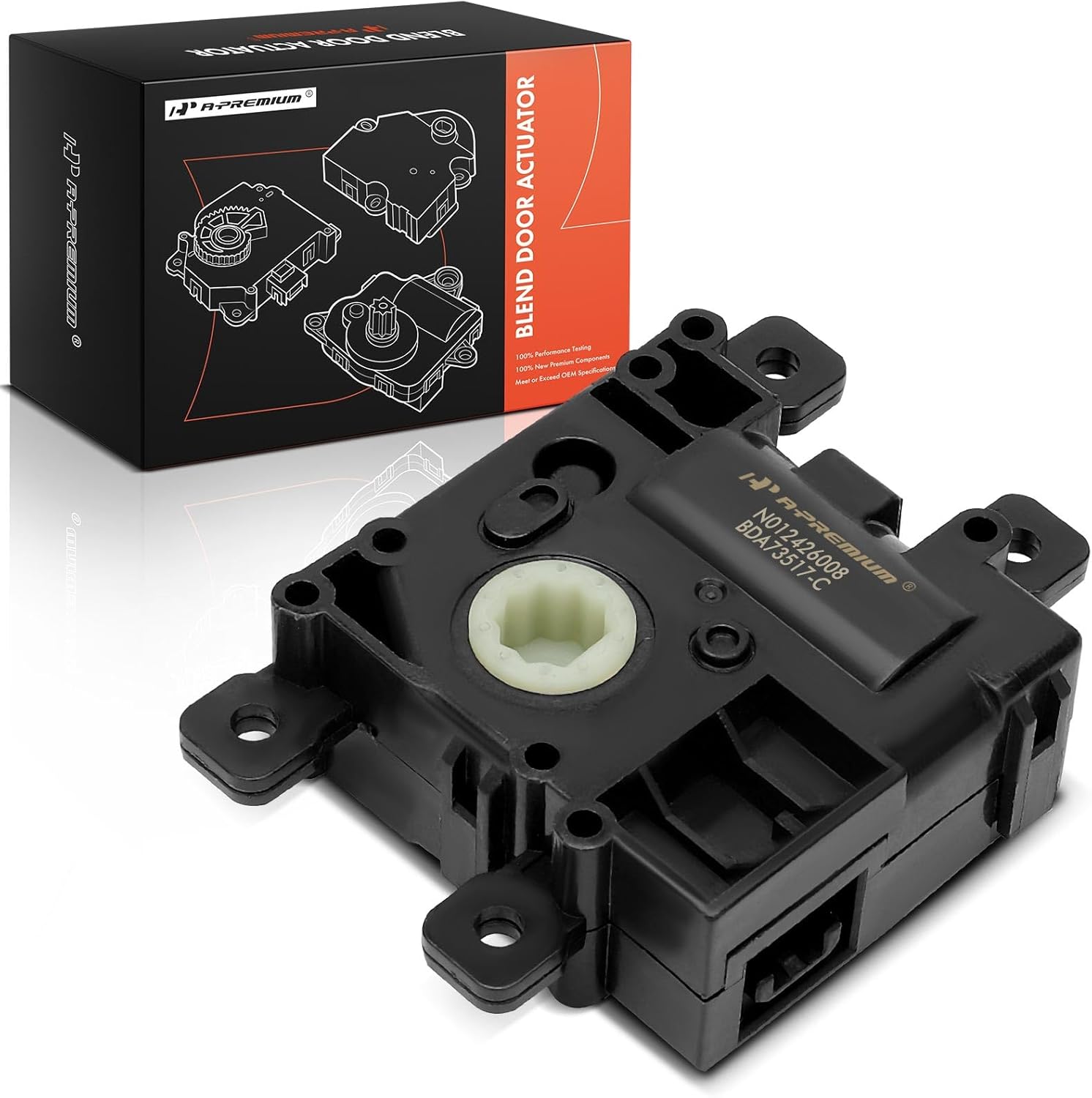 A-Premium HVAC Heater Blend Door Actuator Compatible with Toyota Corolla 2022, Prius 2016-2017/2022, Prius AWD-e 2022, Prius C 2012-2019, Prius Prime 2017-2022 & Lexus UX200/UX250h 2019/2020-2022