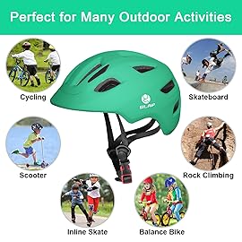 GLAF Baby Bike Helmet Toddler Helmets for 1 Year Old and up Infant Girls Boys Multi Sport Adjustable for Scooter Bicycle Kids Youth Child Skateboard Safety Cycling (XS, Green)