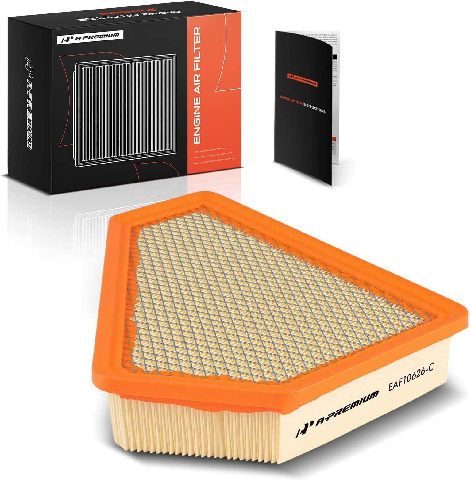 Engine Air Filter Compatible with Cadillac Model | for CTS 2008-2014, 3.0L 3.6L 6.2L