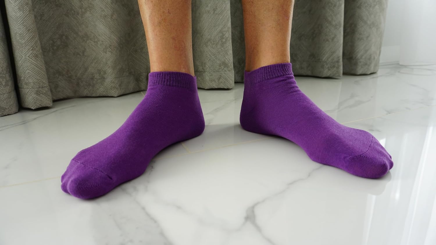 RONDO Ankle Socks Unisex Thin Cotton Athletic Socks for Men for Women Running Socks Breathable Dry Fit Low Cut Golf Socks - Image 3