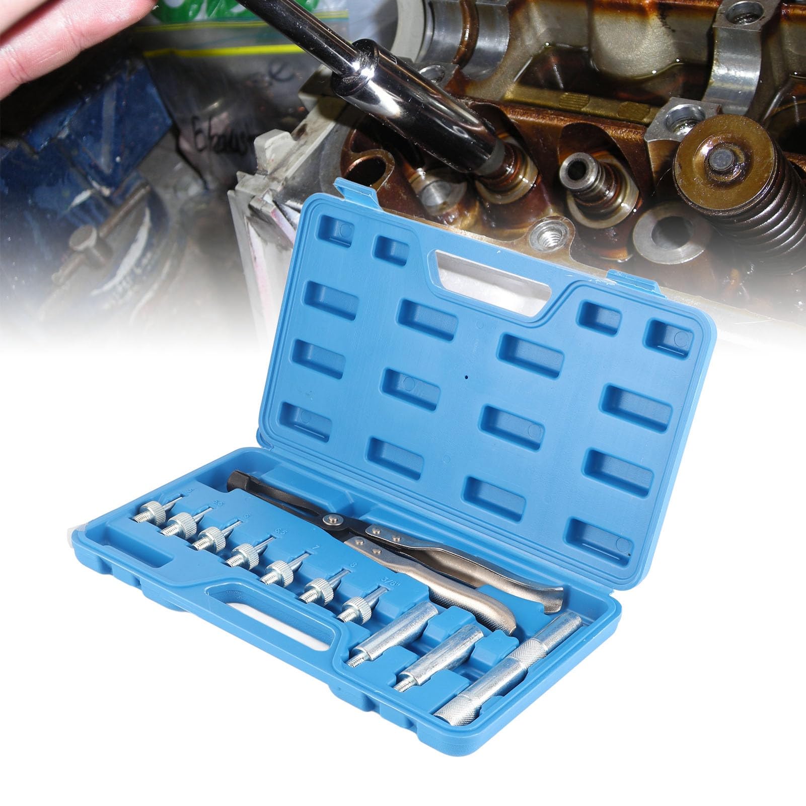 Kit de Alicates para Sellar Vástagos de Válvulas para Reparación de Motores de Automóviles