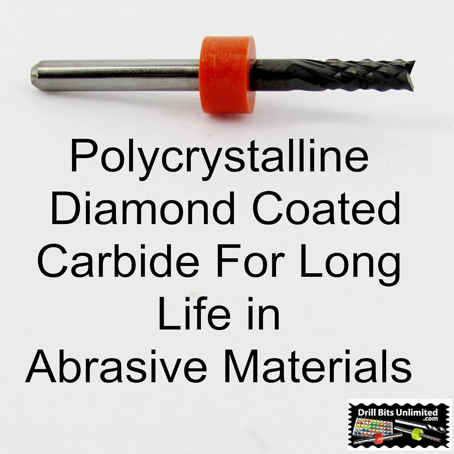 1/8" PCD Diamond Coated Router - Fishtail Tip - for Carbon Fiber, Ceramic, Fr4 G10 End Mill CNC