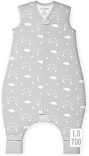 Mama Cheetah Toddler Sleep Sack with Feet 2T, 1.0 TOG Organic Cotton Baby Wearable Blankets with Legs, Baby Sleeping Bag for Walkers, Early Walker Medium