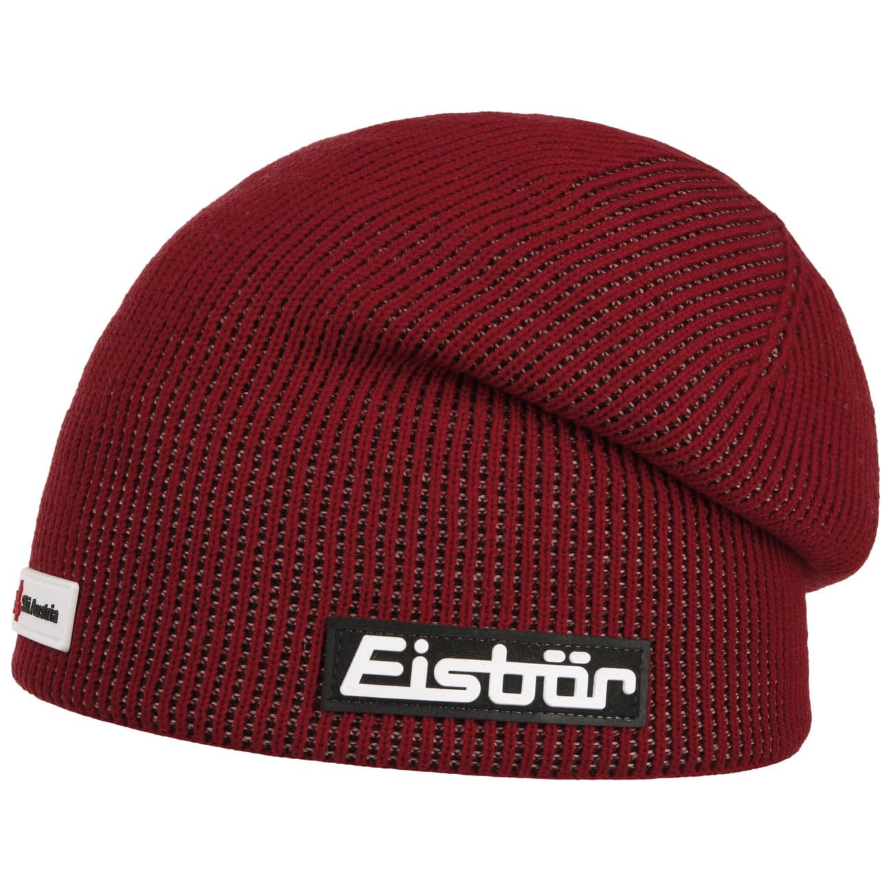 Eisbär Fly RL Ski Austria Merino Beanie Hat Knit Winter (One Size - red)