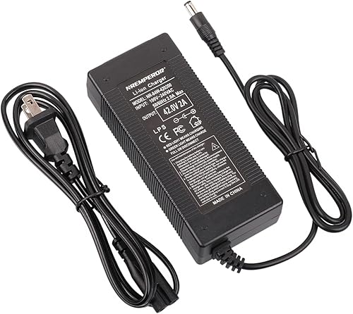 Cargador de scooter eléctrico 42V eBike Cargador de repuesto Salida 2A Hover-1 Cargador inteligente universal para Swagtron Swagtron Gotrax Hiboy