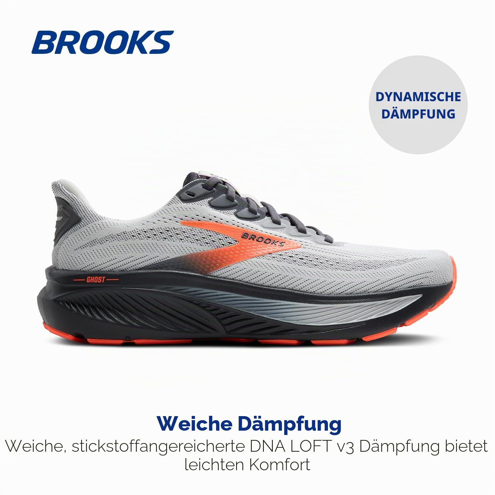 Brooks Men’s Ghost 17 Neutral Running Shoe – Bild 2