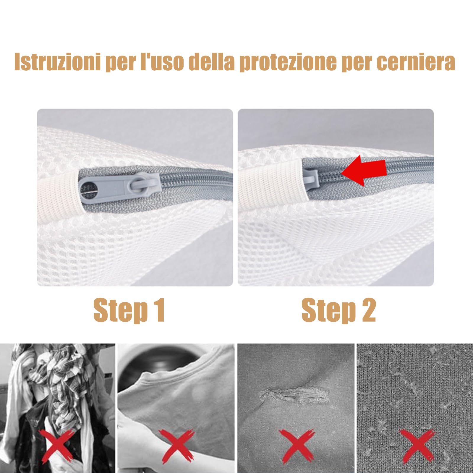 Sacchetto Lavatrice Per Reggiseno - 2 Pezzi Con Cerniera | Protezione Biancheria Intima - Foto 13