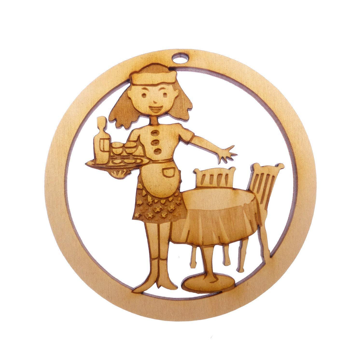 Personalized Waitress Ornament