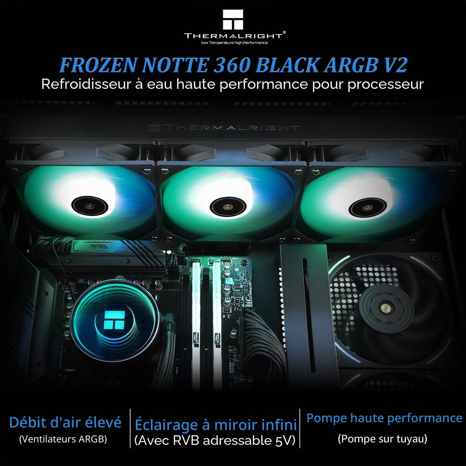 Thermalright - Frozen Notte 360 (noir) - Watercooling AIO