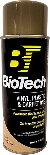 BioTech - Tinte para vinilo, plástico y alfombras, pintura en aerosol, tinte para alfombras, tinte de plástico, tinte de vinilo, aerosol en aerosol