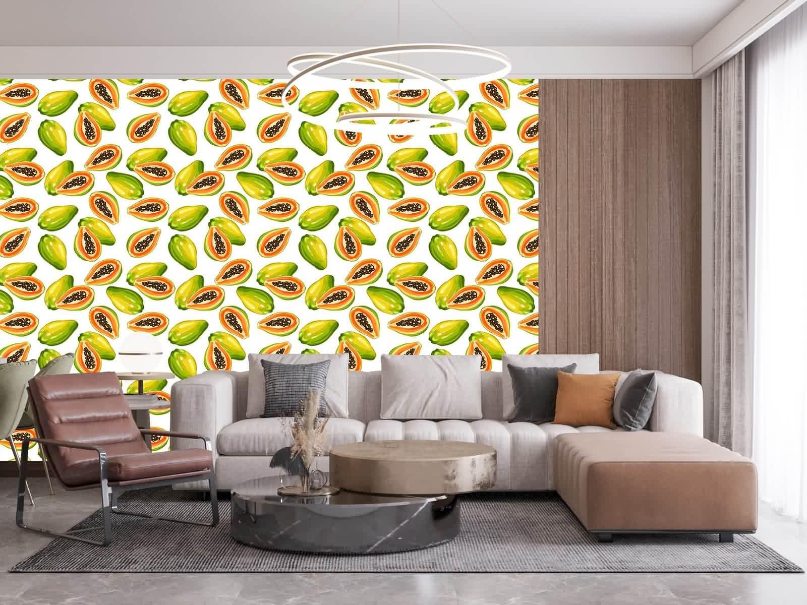 Küchenrückwand Aufkleber Blumen Orange Selbstklebend Küche Wohnzimmer