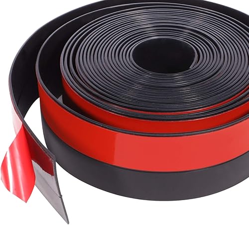 Miniatura 3 de TORRAMI Burlete ancho de silicona para clima de 3 pulgadas de ancho y 20 pies de largo, sello de tapón para puerta de granero y garaje debajo de la