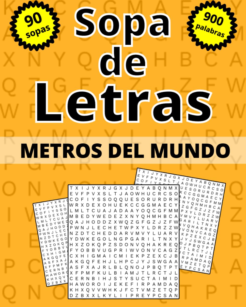 Sopa de Letras: Metros del Mundo