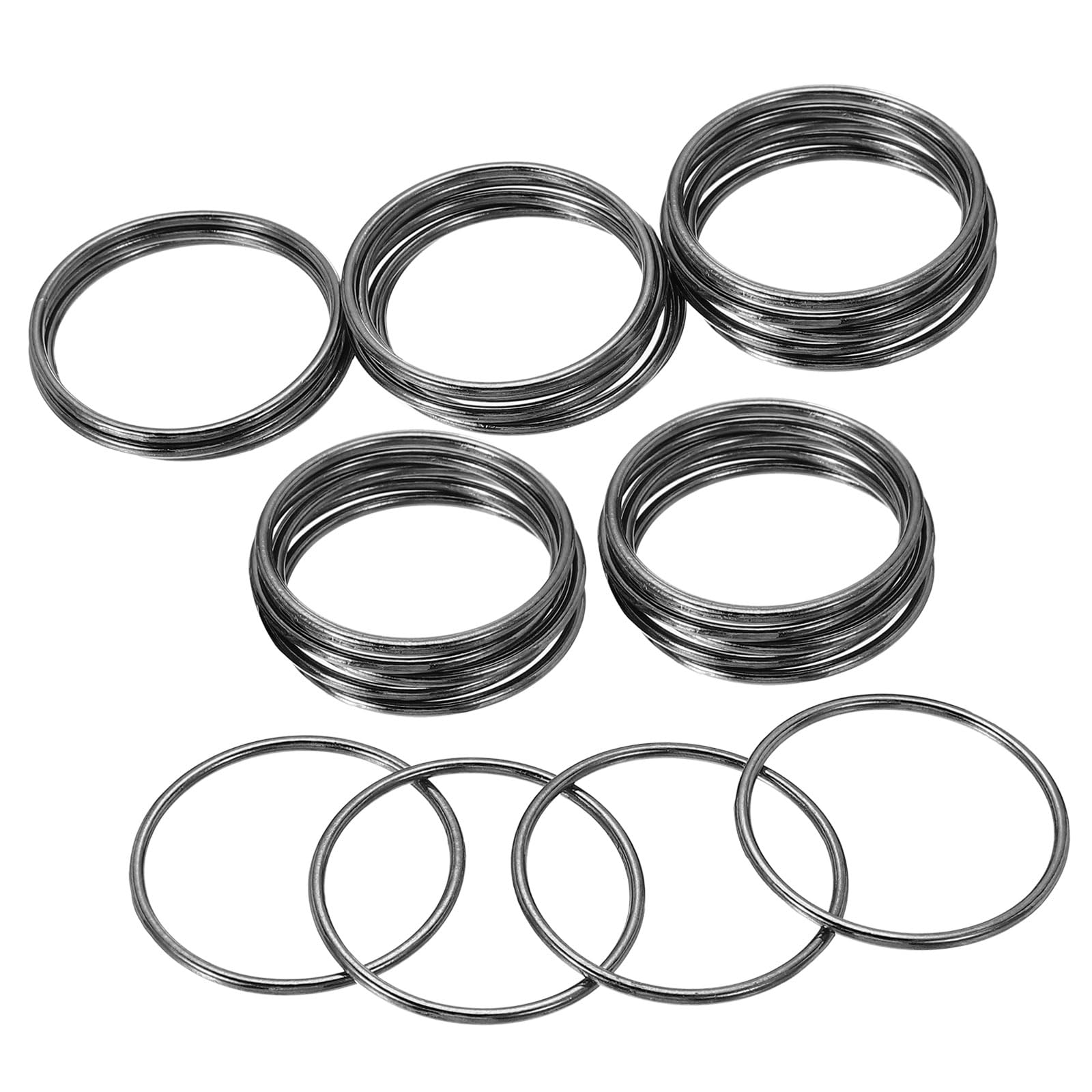 PATIKIL Metal O Rings 30mm / 1.2"