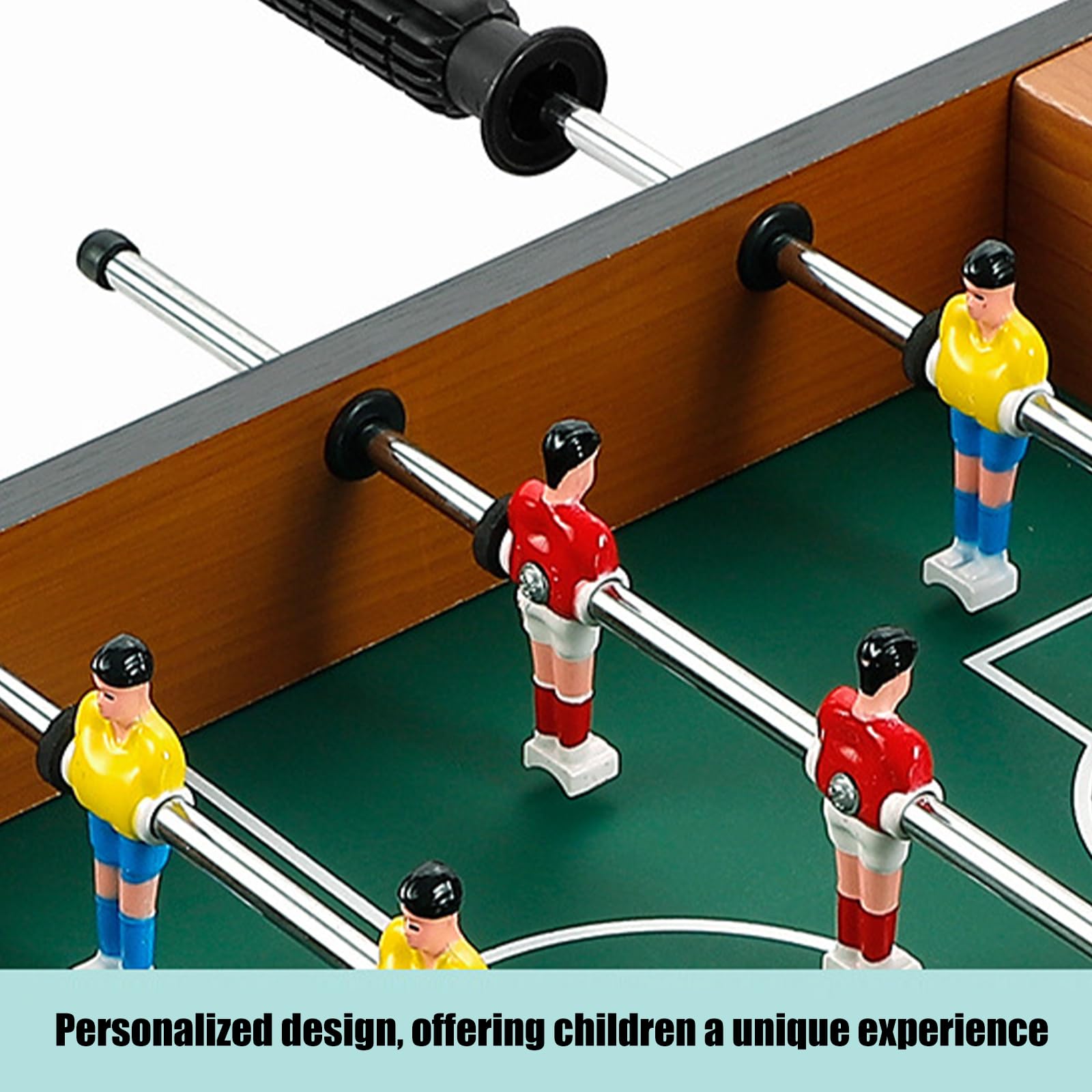 Family Connection - Juego de futbolín que mejora la coordinación de la mano con ácido acético participativo para madres y niños, portátil, pequeño escritorio