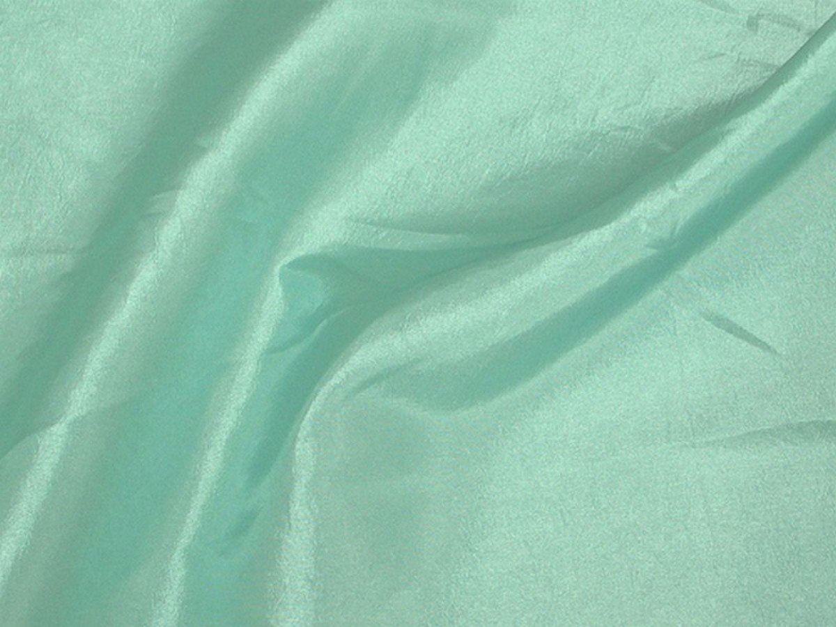 Two Tone Dress Taffeta Fabric by The Yard (Robbins Egg Blue)