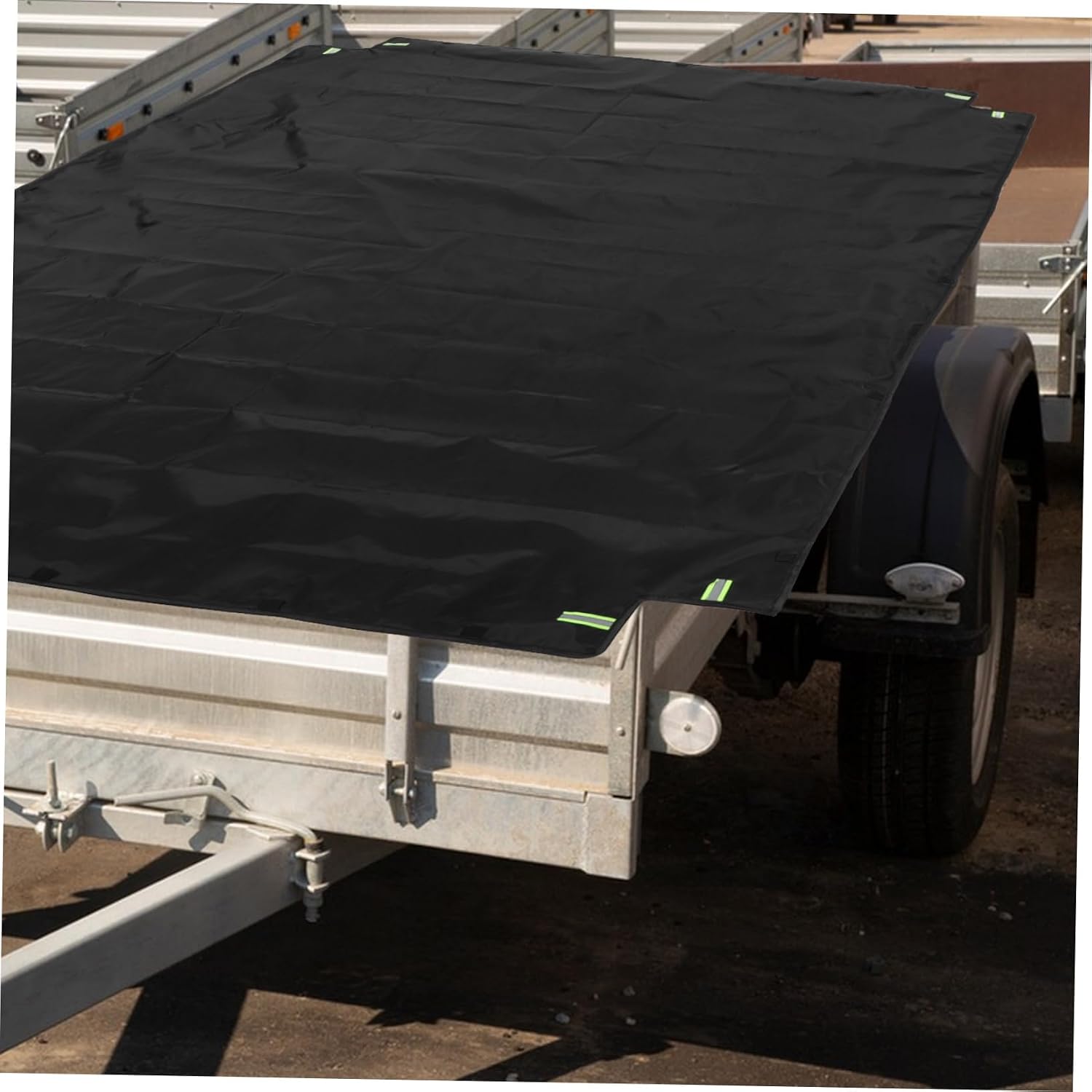 Heavy Duty Oxford Fabric Cover for Tricycles and Utility Trailers Waterproof Truck Bed Tarp Protector Foldable Wagon Cover UV Protection for Outdoor Use