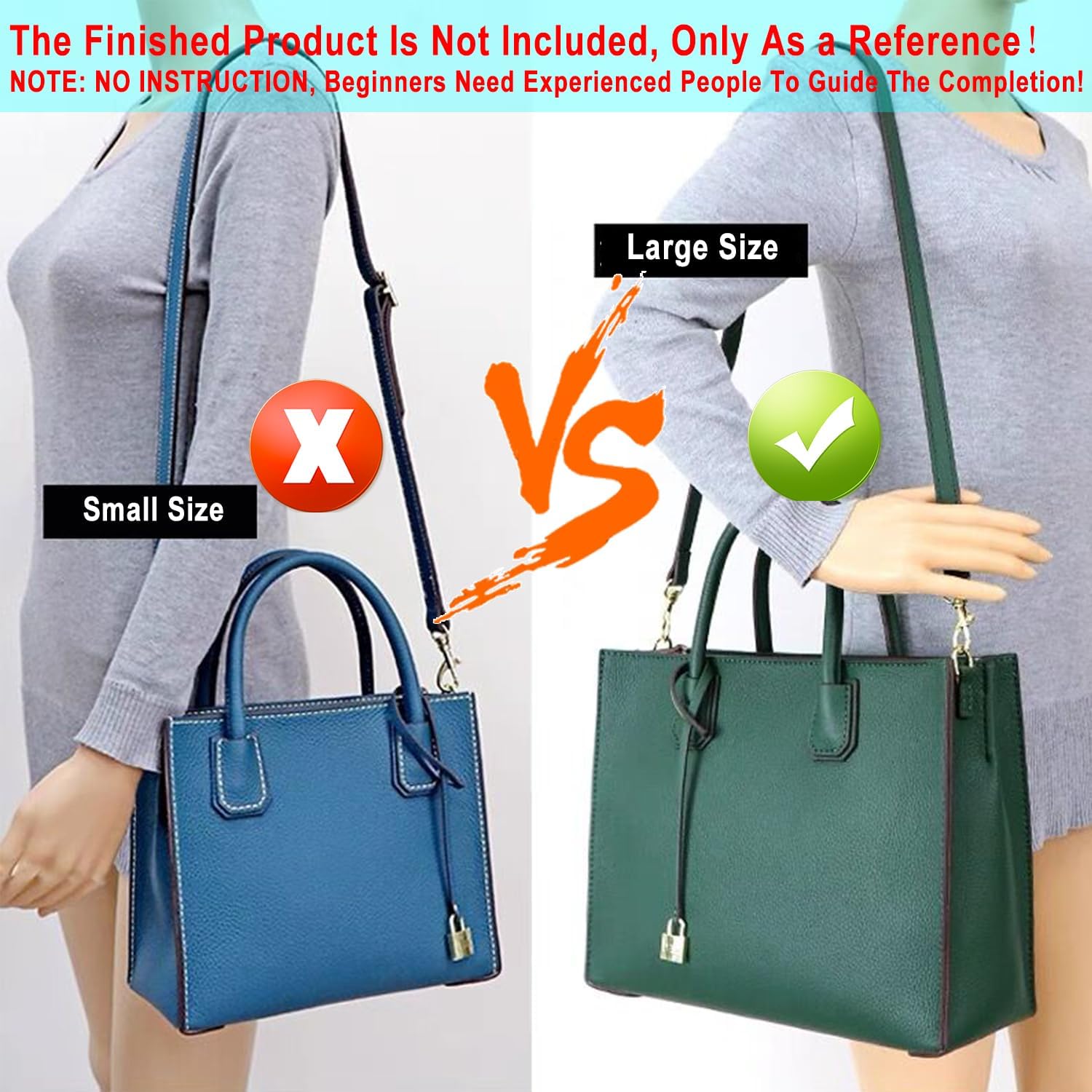 RIVEENY Handbag Shoulder Bag Acrylic Template,Leather Pattern Acrylic Leather Pattern Leather Templates for Women's Handbags Shoulder Bag