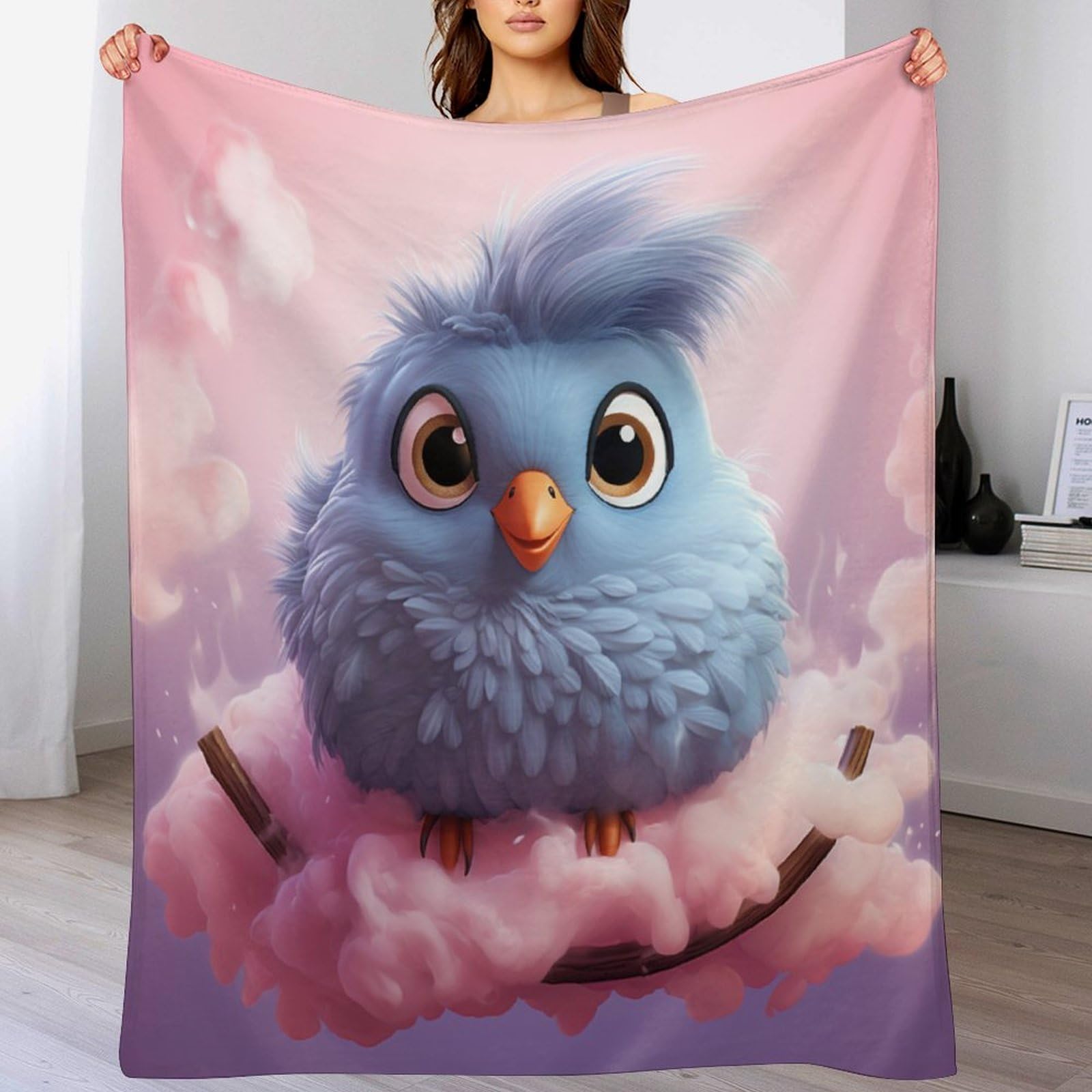 Couverture de Luxe à Chaud en Polaire Flannel Supérieure, Plaid Canapé Elégant 130x180cm