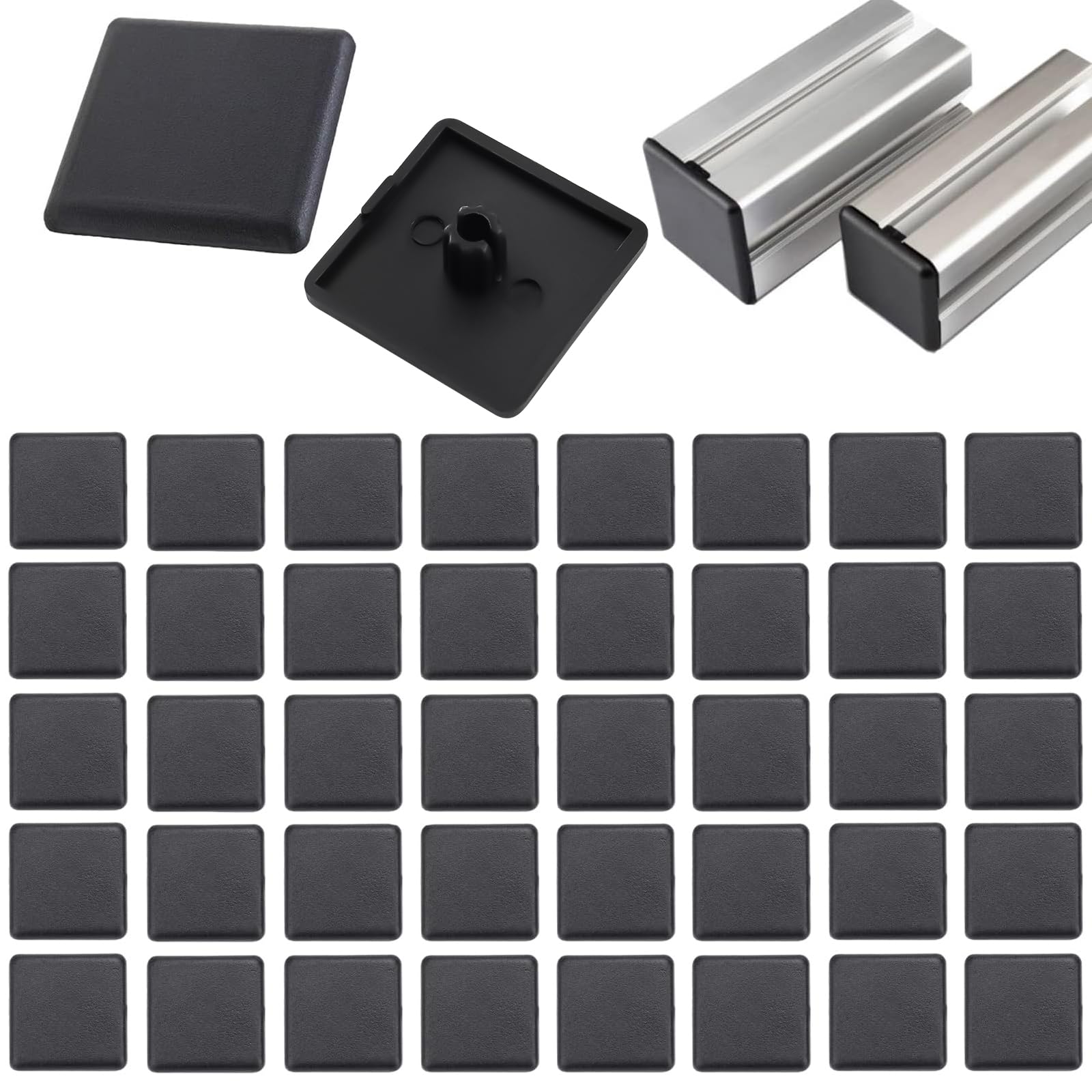 QWORK 10 Pièces Profile Aluminium 30x30, Angles En Aluminium Profilé, Pour Profilé Aluminium