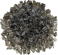 Vista 28 de American Fireglass vidrio para fuego de 10 libras con vidrio para hogar y vidrio para brasero, Transparente