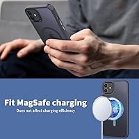 Vista 8 de CACOE Funda magnética para iPhone 12 y iPhone 12 Pro 2020 de 6.1 pulgadas, compatible con MagSafe y soporte magnético para teléfono de automóvil