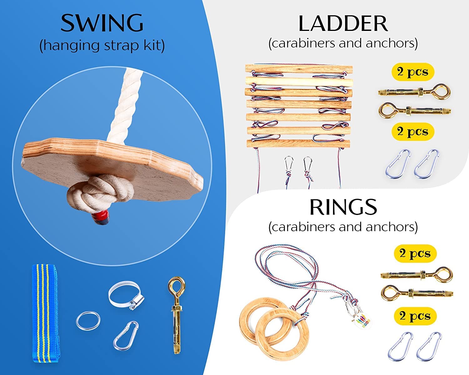 Kids Gym play set 3 in 1 Jungle gyms for kids Indoor Outdoor