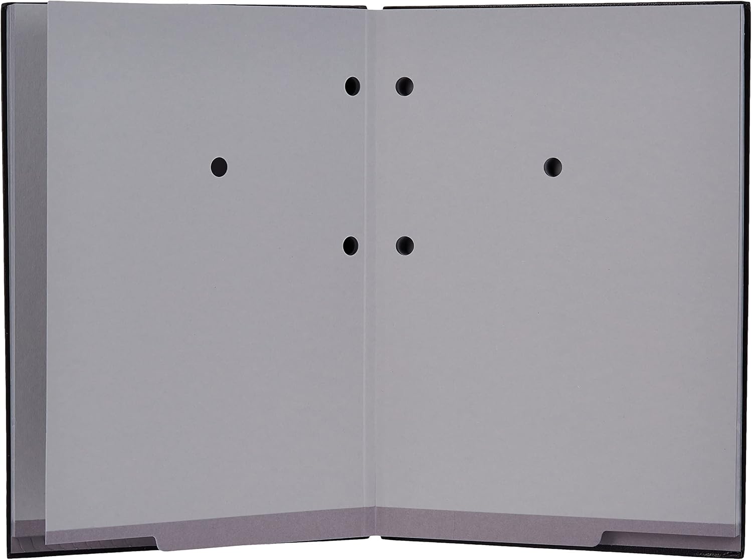 Leitz 57000195 Expandable Signature Book with 20 Card Dividers, A4, Black, 57000095
