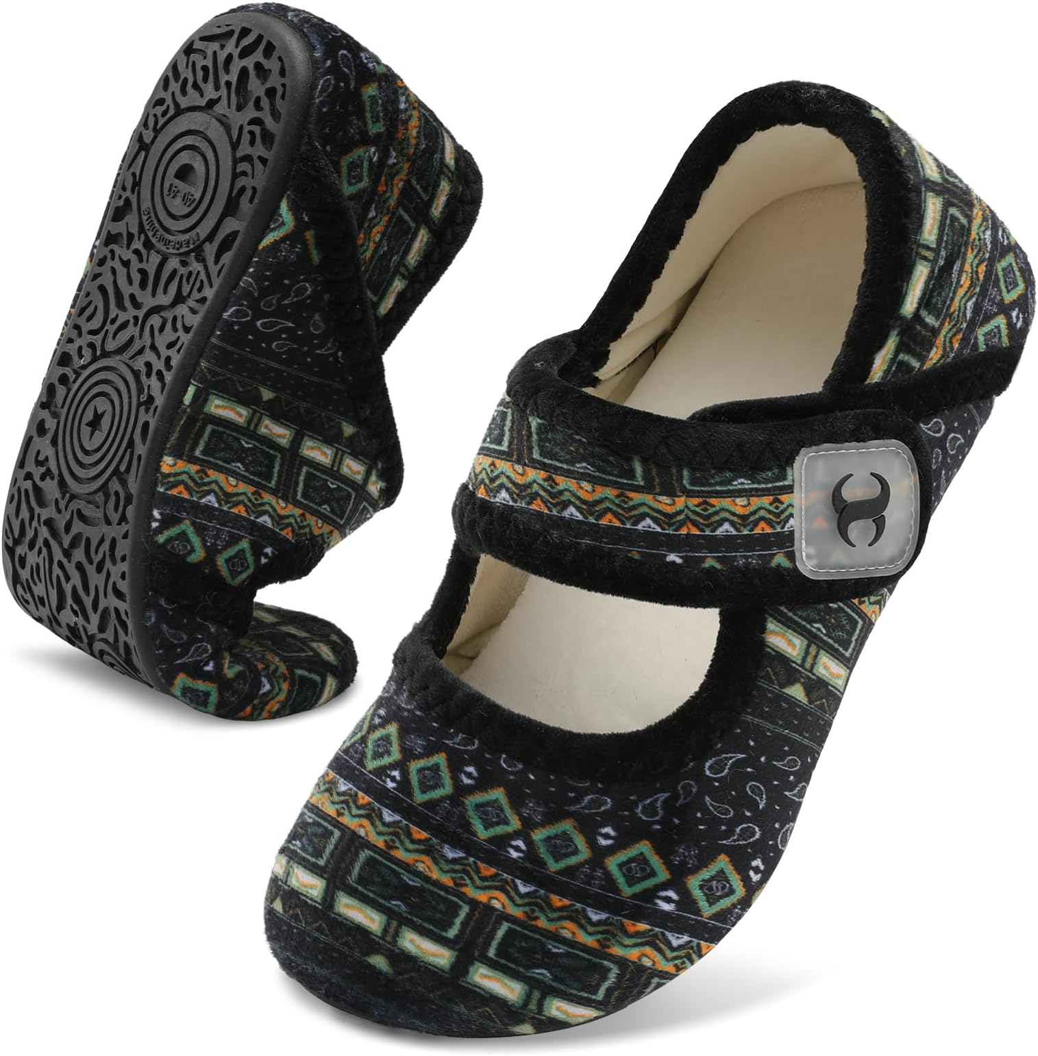 Comfy House Slippers for Women Men Wide Diabetic Sock Slippers Soft Slip On Slippers Cozy Barefoot House Shoes