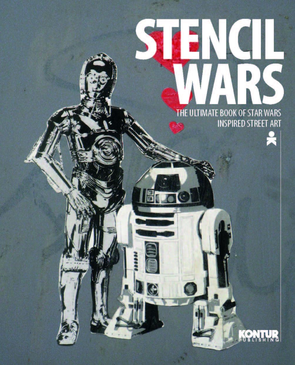 Livre Stencil Wars Star Wars street art pochoir graffiti urbain anglais