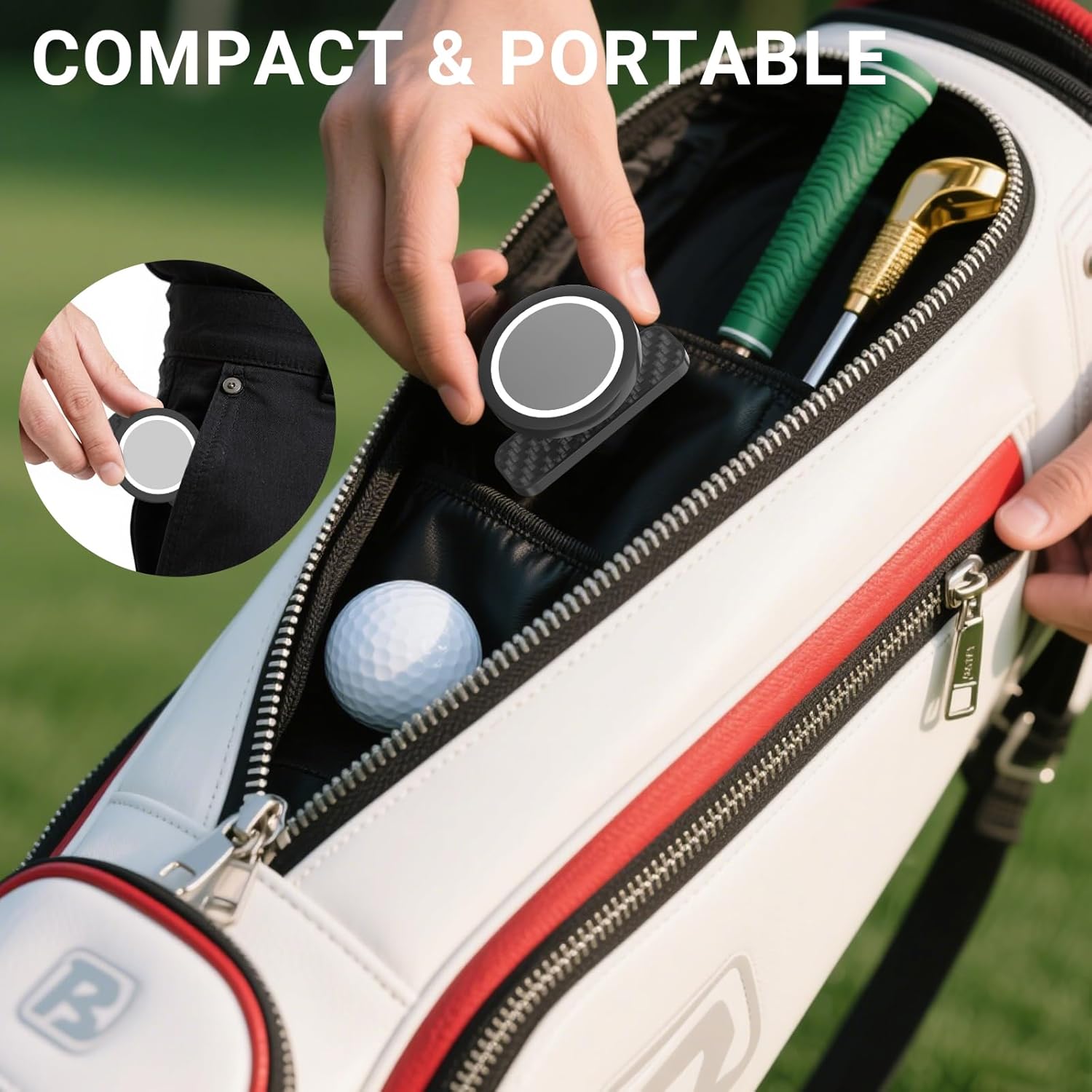 Magnetic Golf Cart Phone Holder - Golf Cart Phone Mount for EZGO, Club Car, Compatible with MagSafe iPhone 16 15 14 13 12 Series Mini, Fits EZGO & More, Ideal Golf Gift for Men & Women - Image 6