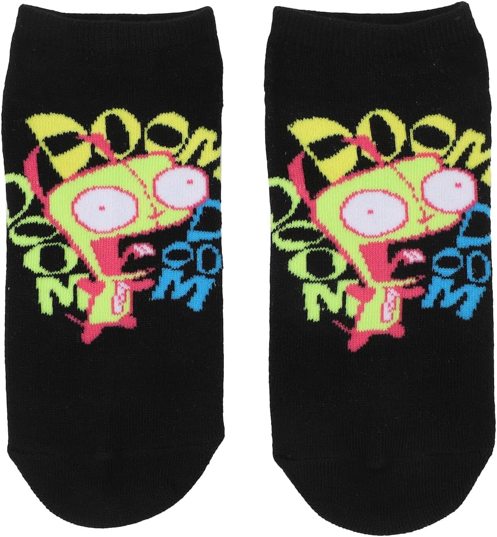 Bioworld Invader Zim 5-Pack Womens Ankle Socks