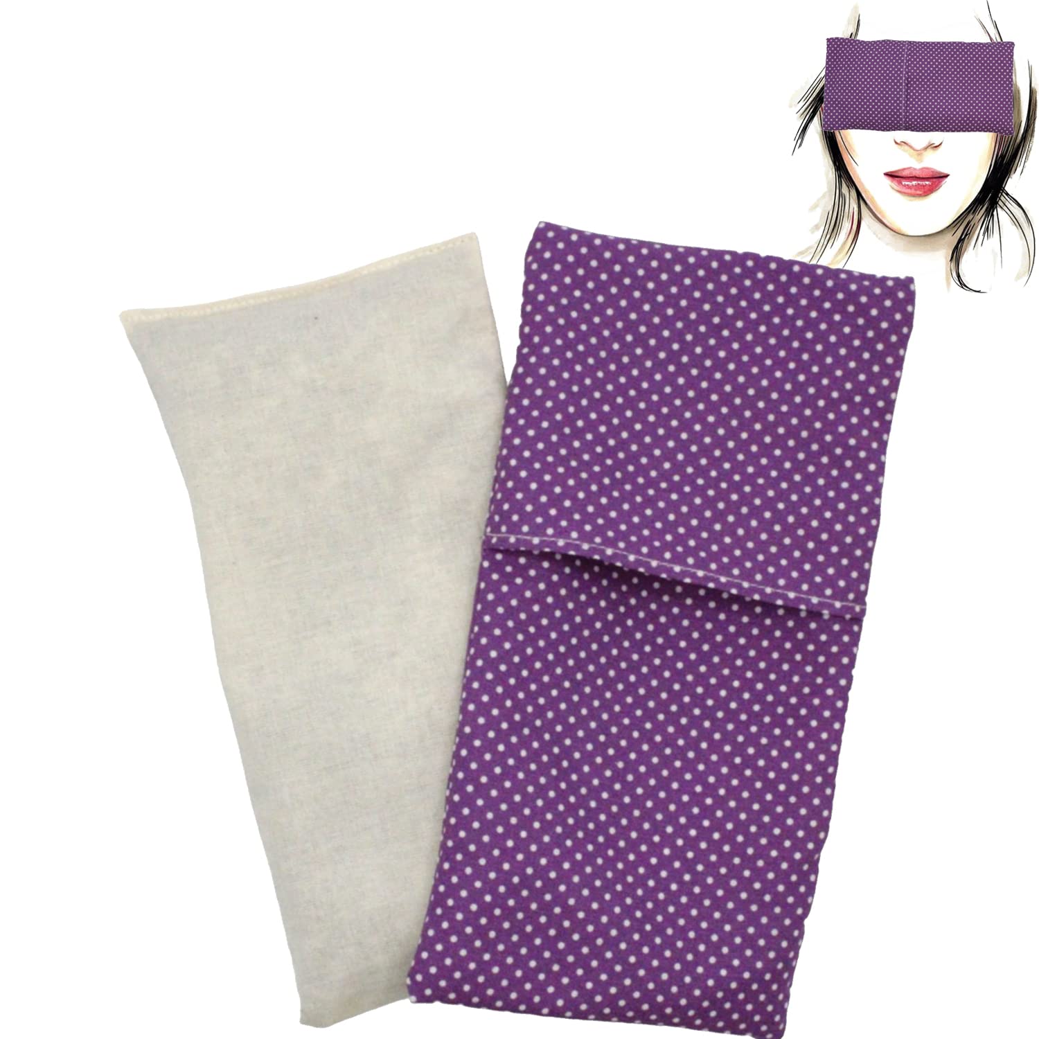 Almohada Semillas Almohadilla Para Ojos Con Lavanda Y Arroz