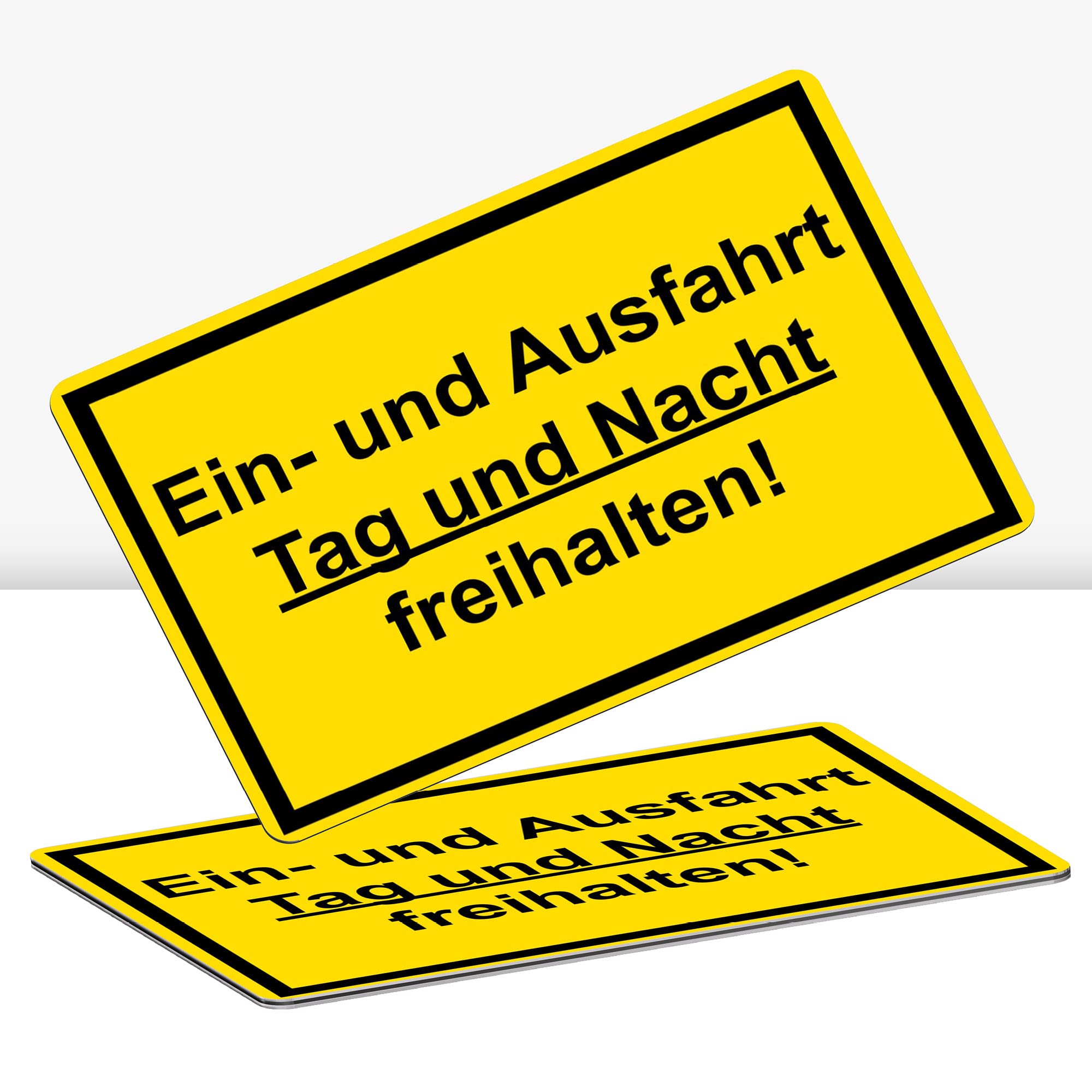 30x20cm Schilder 2er