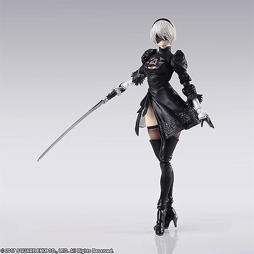 Square Enix Nier Automata Bring Arts: 2B & Machine Lifeform Action Figure