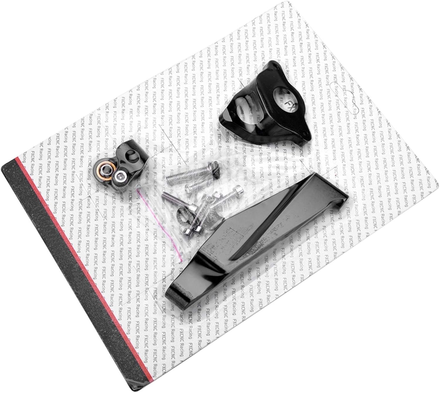 Damper Support Kit For CBR600RR CBR 600 RR CBR 600RR CNC Motorcycle Stabilizer Steering Damper Bracket Mount Kit(Black)