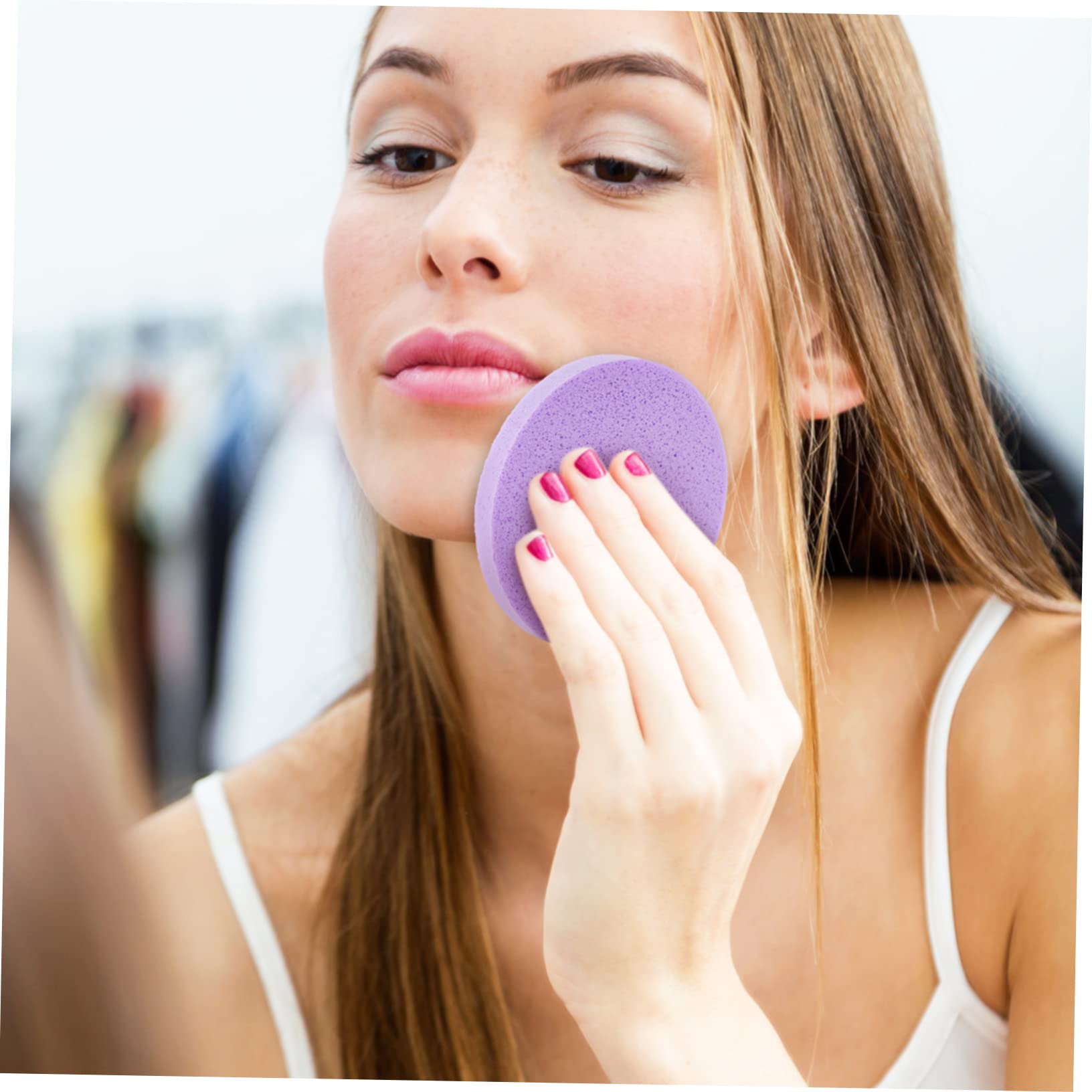 FRCOLOR 600 Spugne per il viso, cosmetologi, spugne per il trucco, spugne per la pulizia del viso, spugne massaggianti, per il bagno, forniture, fondazione, tappetino in spugna
