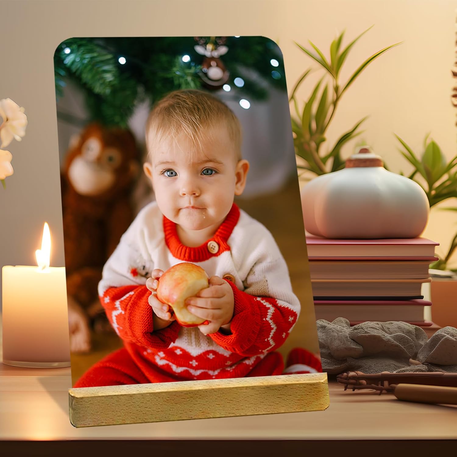 Custom Prints from Photos, Personalized Metal Prints with Your Photos, Customize Photo Prints Gifts Your Own Picture Frame for Meaningful Memories of Home Bedroom Office Deco