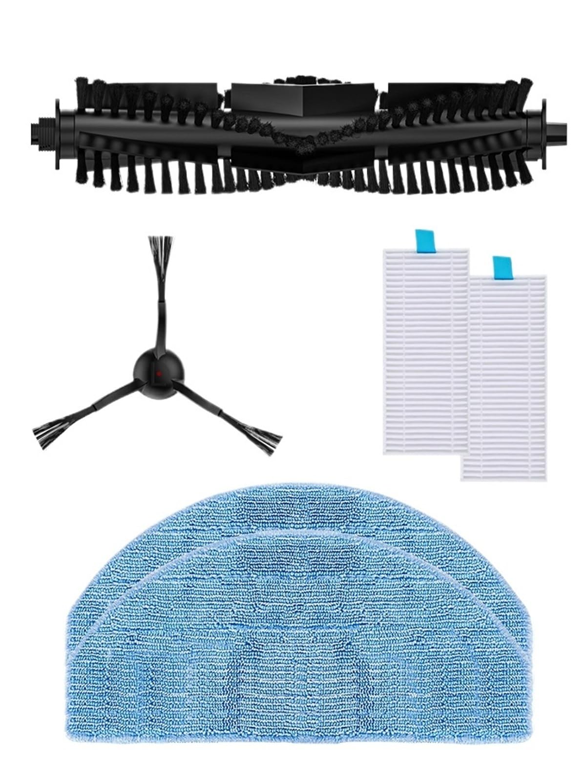 Compatible For Laresar, Mars 01 Robot Vacuum Cleaner Accessories Kit Replacement Spare Part Consumables(A)