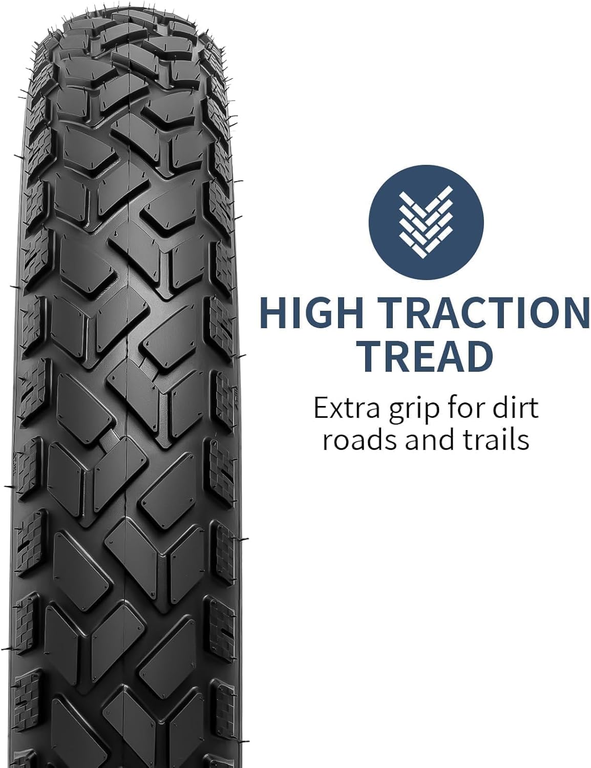 YUNSCM 2-PCS 26" Heavy Duty Fat E-Bike Tires 26 x 4.0/102-559 and 2-PCS 26"x4.0" Bike Tubes Scharder Valve Compatible with 26x4.0 26x4 E-Bike All-Terrain Directional Tread Bicycle Tires and Tubes