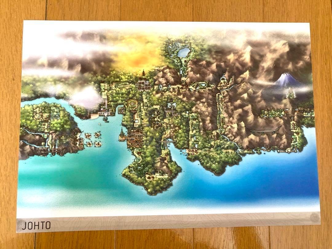 非売品【ポケットモンスター】カントー地方＆ジョウト地方☆ポスター2