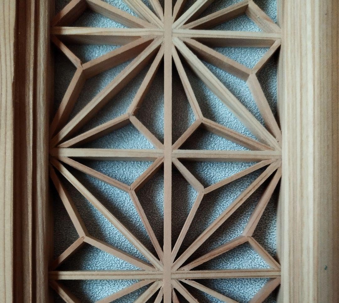 52 ❣️特価❣️ コレクション 麻の葉組子 アクリル板入り2枚一組 39