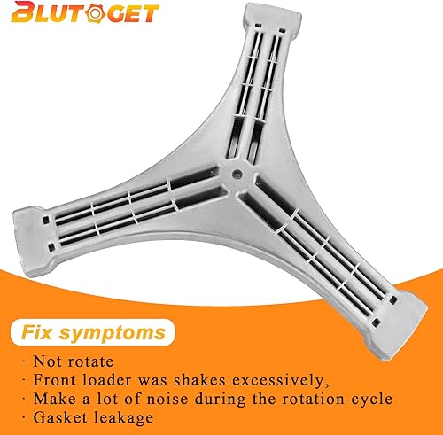 Miniatura 3 de Blutoget DC97-15491A Conjunto de eje de brida de arandela con 6 paquetes de pernos hexagonales DC60-40137A Spider - Compatible con montaje de eje de