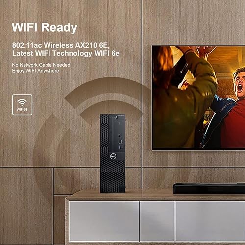 Miniatura 3 de Dell Computadoras de escritorio OptiPlex 3060 con Windows 11 Pro Hexa Core i7-8700 hasta 460 GHz 32 GB DDR4 1 TB M2 NVMe SSD 1 TB HDD AX210 WiFi 6E