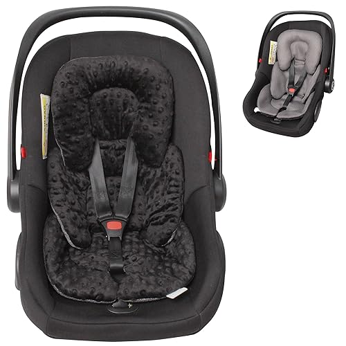 Miniatura 12 de Inserto de Asiento de Coche para Bebé, Almohada de Asiento de Coche Reversible 2 en 1 para Bebé Recién Nacido Apoyo para Cabeza y Cuerpo Almohada de