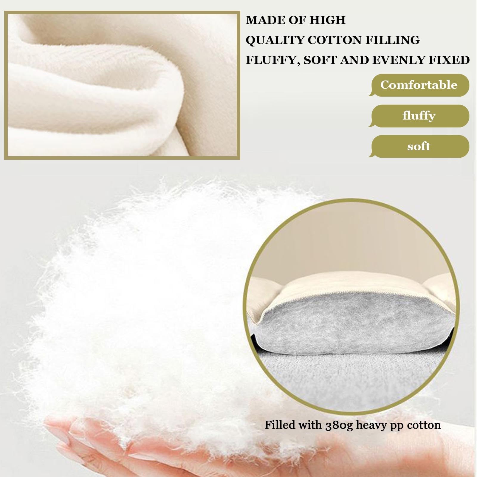 Fundas Cabeceros Cama - Fodera elastica lavabile per testiera, per letti da 150/160 cm, rimovibile, colore: bianco, 2,2 m