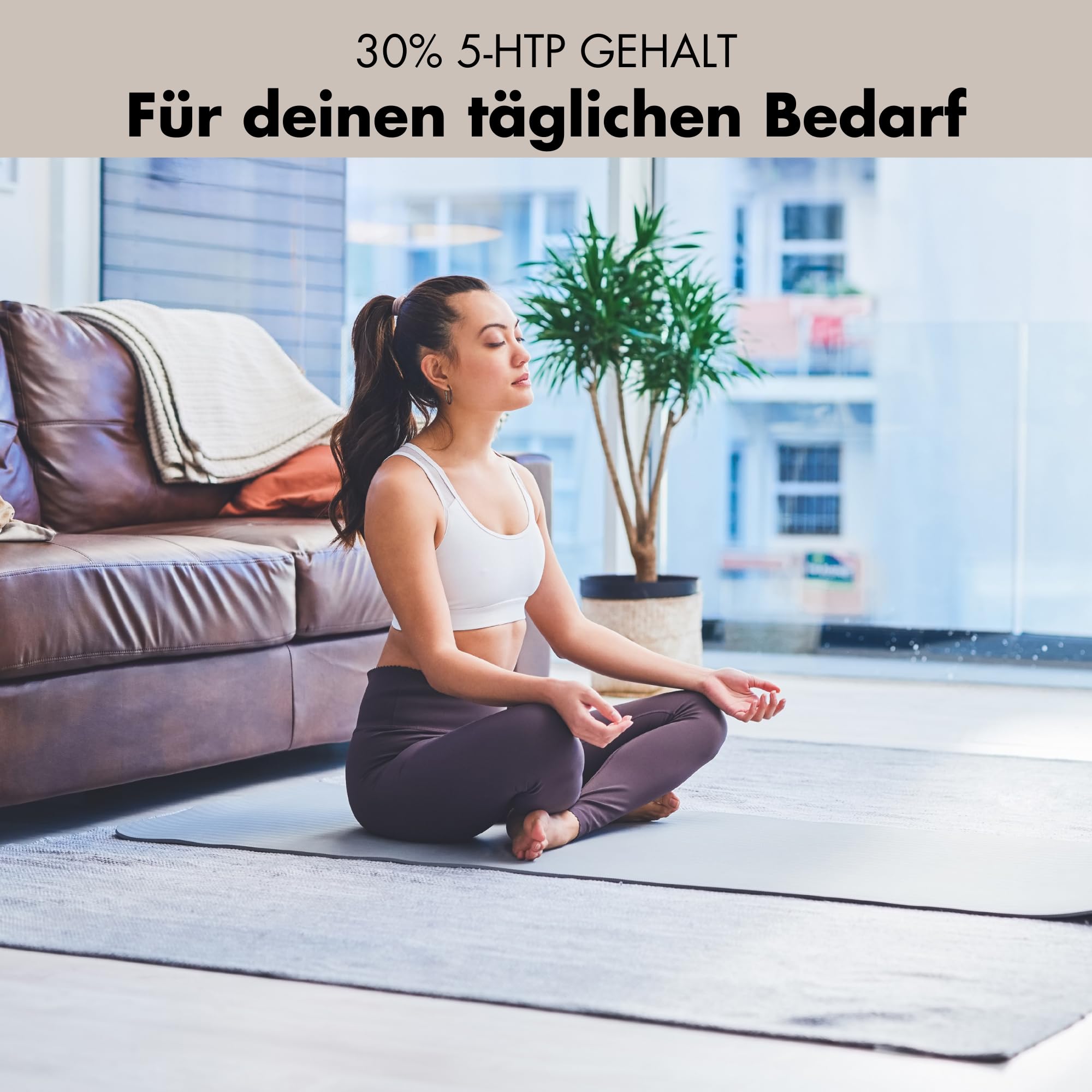 5-HTP - 360 Kapseln mit 200 mg 5-HTP pro Kapsel (hochdosiert) - 30% Extrakt aus natürlichem Griffonia Simplicifolia - laborgeprüft & vegan, pflanzliches 5 Hydroxytryptophan