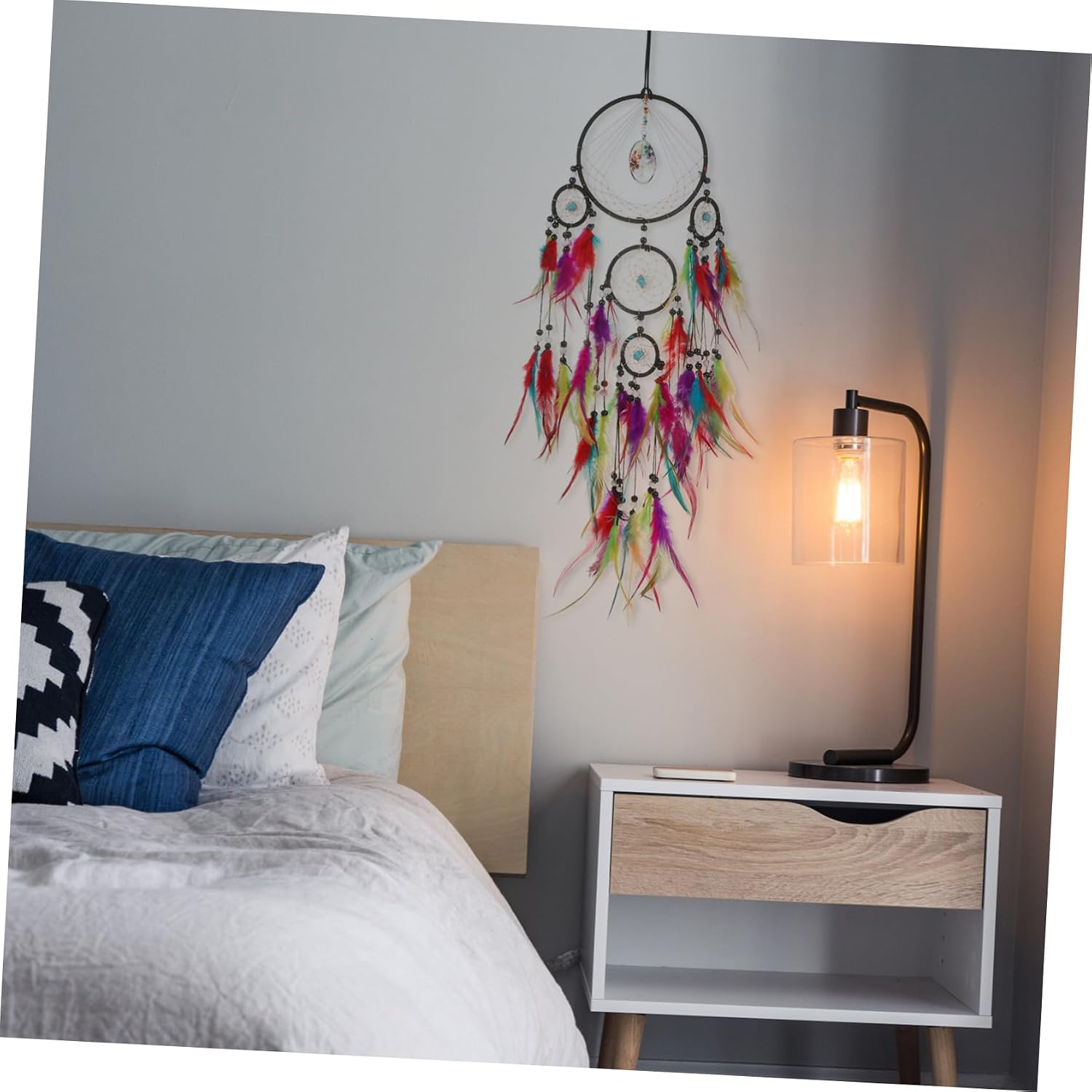 Ciieeo Dream Catcher Pendant Wall Decor Hanging Mysterious Home Ornament Boho Style