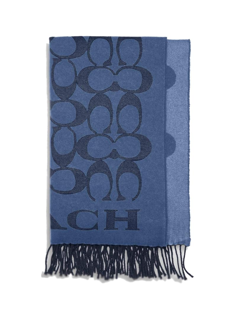 Buy Coach Signature Scarf (Cobalt) at Amazon.in