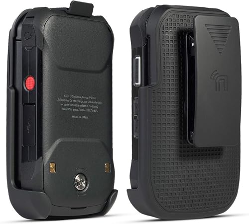 Miniatura 7 de Nakedcellphone Funda para Kyocera DuraXV Extreme, DuraXE Epic, DuraXA Equip, [giratorio/trinquete] Funda con clip para cinturón para Verizon E4810